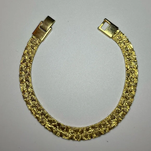 Gold nugget bracelet - Picture 4 of 5